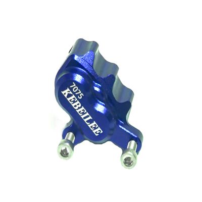 KEBEILEE CNC 7075Aluminum Rear Caliper Part for LOSI Promoto-MX Motorcycle 1:4,LOS264000 Part (Blue)