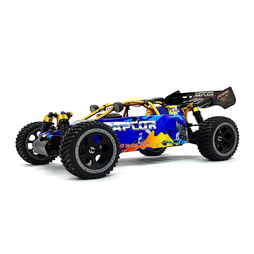 1/10 rc Cars Falcon High Speed Remote Control car 4WD 60+KM/h RTR Off-Road (Brushless Power (Blue))