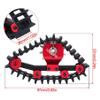 TRX4M Track Snow Tires, 4Pcs TRX4M Track Wheels Snow Tires with L-Shaped Wrench Installation Tool for 1/18 RC Crawler Car TRX4M Upgrade Accessories (Black) view 4