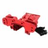 Aluminum Rear Upper Bulkhead Red for Traxxas 1/5 X-Maxx 8S 1/6 XRT 7727 7727X view 2