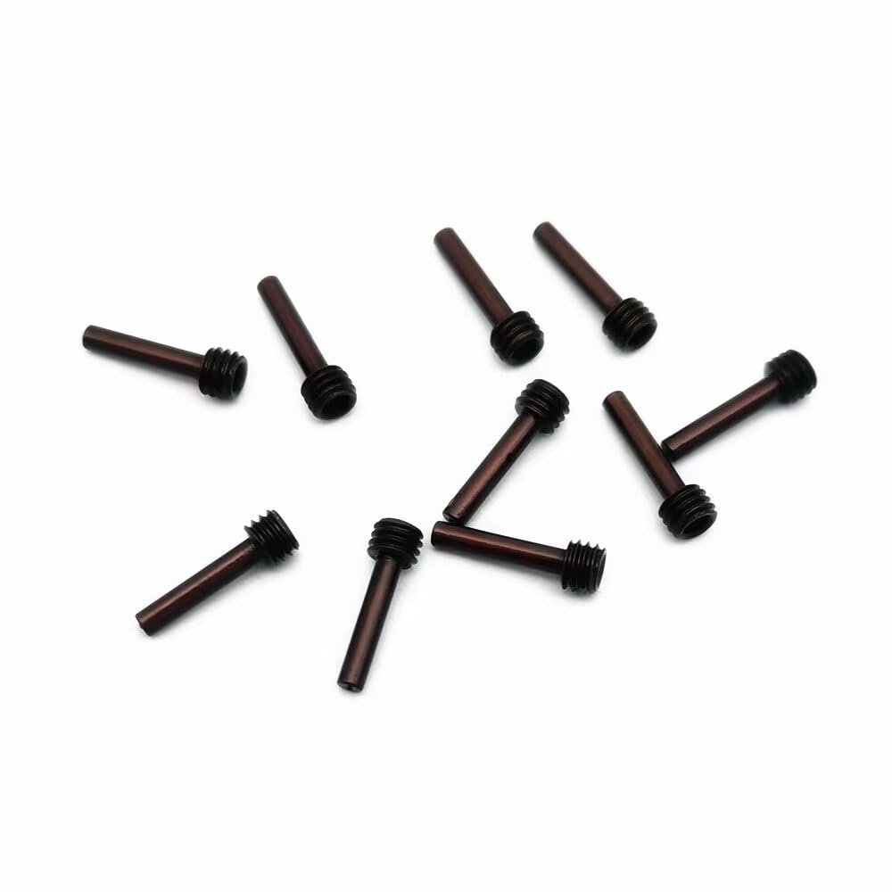 10pcs S2 Hard Steel M3 x 2 x 10 x 1.5 Driveshafts Screw Pins for RC Car Upgrade Parts