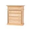 Waldosia 1:12 Scale Dollhouse Miniature Oak Dresser  5-Drawer Wooden Chest for Bedroom, Roombox, Booknooks and Dioramas Furniture view 1