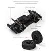 AMK Upgraded TRX4M Nylon Chassis Frame, 1/18 RC Crawler Assembled Chassis for 1/18 AX-8560 Rc Crawler TRX4-M Bronco Defender view 2