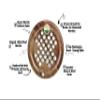 Hafi International Indian Wooden Solitaire Game Set  Natural Wood 9 Round Board with Marble Balls  One Player Brain Teaser Puzzle  Timeless Table Game for Adults & Families view 2