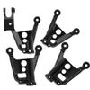 4Pcs Shock Towers, Aluminium Alloy Shock Hoop Set Compatible with SCX10 II 90046 90047 1/10 RC Crawlers view 1