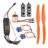 1250KV Brushless Motor, 40A ESC, SG90 9G Micro Servo, 8060 Propeller Kit Upgrade Accessories for RC Plane (A2217 KV1250KV+40A ESC SG90 9G Micro-servo 8060) view 1