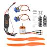 1250KV Brushless Motor, 40A ESC, SG90 9G Micro Servo, 8060 Propeller Kit Upgrade Accessories for RC Plane (A2217 KV1250KV+40A ESC SG90 9G Micro-servo 8060) view 4
