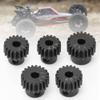 48P Pinion Gear Set 17T 18T 19T 20T 21T Metal Pinions Compatible with ECX 2WD 1/10 RC Hobby Car (Black) view 1