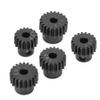 48P Pinion Gear Set 17T 18T 19T 20T 21T Metal Pinions Compatible with ECX 2WD 1/10 RC Hobby Car (Black) view 3