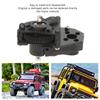 1/24 RC Car Gear Box, Aluminum Alloy RC Transmission Gear Box for Axial SCX24, Wear with Quiet Drive, for Climbing Vehicle (Black) view 4