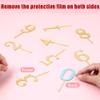 0-9 Number For Cake Topper,10 Pcs Gold Acrylic Number Cake Topper for Birthday Party Wedding Anniversary Cake Decorations view 3