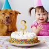0-9 Number For Cake Topper,10 Pcs Gold Acrylic Number Cake Topper for Birthday Party Wedding Anniversary Cake Decorations view 4