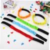 BRIGHTFUFU 20pcs Elastic Three-leg Race Bands for Boy Girl Adults Bright Color Leg Straps for Outdoor Team Games Carnival Activities and Family Fun Events view 3