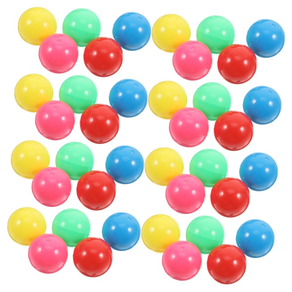 Anneome Educational Math Toys 50pcs Plastic Probability Balls Mini Pool Balls for School Counting Teaching