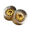 2Pcs Metal Wheel Rim Wheel Hub for Wltoys MINI-Z MA020 MK3 for XRXDRZ for AWD for FWD DRZ 030 BZ GLA 1/28 RC Car Upgrade Parts(Gold 2W 1.5) view 1