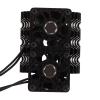 Dual 30mm Brushless Motor Fan for RC Cars, Metal Cover Cooling Fans with 4068/4074 Heatsink for 1/8 Remote Control Car (Black) view 2