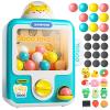 Skirfy Vending Machine Kids Toys 10 Empty Eggs Mini Vending Machine Erasers Operated Gumball Prize Machine Maker Game Claws Machine Easter Game Sensory Toys Dolls GiftsBlue view 1