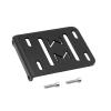 Acrylic Aluminum 2Low LCG Transmission Overdrive Gearbox Skid For 1/10 RC Crawler Cheater Rigs Capra SCX10 II III Upgrade replacement part(Black Tray) view 1