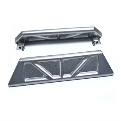 KEBEILEE CNC Aluminum7075 Side Protect Plate for Traxxas XRT & X-MAXX 1/5 (Silver)