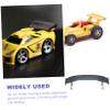 BRIGHTFUFU Model Car Spoiler Tail Wing Mini Drift Car Wing Carbon Fiber Rear Spoiler for Auto Rear Trim view 2