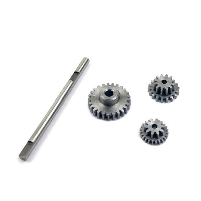 RC Parts Compatible with WPL D12 1/10 RC Car Upgrade Parts Accessories Metal Transmission Gear with D Axis Gearbox Steel Gears Set