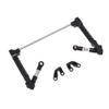 RC Car Accessories Compatible with Axial for Wraith RR10 Bomber RC Car 1/10 RC Crawler Car Parts Accessories Metal Rear Anti-Sway Bar Swaybar Sway Bar Set(Black) view 1