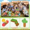 AKALOL Magnetic Blocks,120PCS Magnetic Building Blocks Cube Constructions Sensory Toys for Kids Tiles Toys for Boys & Girls 3 4 5 6 7 8 9 10 Year Old,STEM Birthday Gifts for Toddlers Outdoor Travel view 4