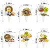 12 Pcs Casino Birthday Cake Decoration, Casino Theme Party Decorations Gambling Cake Decoration Suitable For Birthday Party Decoration Cake & Pastry Decoration view 2