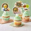 12 Pcs Casino Birthday Cake Decoration, Casino Theme Party Decorations Gambling Cake Decoration Suitable For Birthday Party Decoration Cake & Pastry Decoration view 3