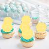 10 Pcs Acrylic Happy Birthday Cupcake Toppers, Round Gold, Hexagonal Gold Mirror Cake Topper for DIY Cupcake Decoration Birthday Party Decor view 3