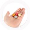 Hemoton 30pcs Glass Marbles for Fish Tank Decoration Sturdy Handmade Glass for Play and Craft for Boys and Girls Marble Games and Aquarium view 4