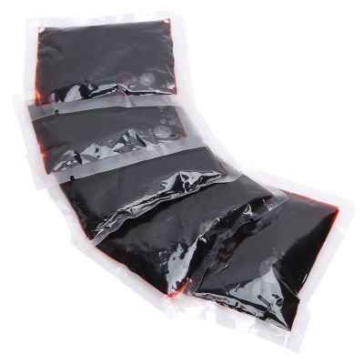 Halloween Blood Bag, Lifelike Fake Blood, 20ml x 5 Bags, Halloween Party Decorations, Made of Food Coloring and Water, for Cosplay Props
