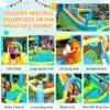 Whubefy 12.8x12ft Inflatable Bounce House for Big Kids, 13 in 1 Bouncy House Jump Castle for Kids 3-6 Indoor Outdoor Wet Dry Water Bounce House Double Slide with Pool, Ball Pit, Ring Toss Cones,5 Toys view 4
