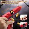 DaoDaoZhu Soft Bullet Toy Gun Pistol with Shell Ejecting for Indoor/Outdoor Shooting Games, Halloween Costume Fake Prop Gun Model, Educational Play Toy Guns, Christmas/Birthday Gifts (Red) view 3