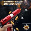 DaoDaoZhu Soft Bullet Toy Gun Pistol with Shell Ejecting for Indoor/Outdoor Shooting Games, Halloween Costume Fake Prop Gun Model, Educational Play Toy Guns, Christmas/Birthday Gifts (Red) view 4