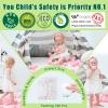 GOGOSO 100pcs White Shape Ball Pit Balls with 24pcs Foam Circles view 2