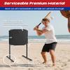 Garbuildman Baseball Strike Zone Target for Plastic Balls, Portable Metal Frame Pitching & Hitting Training Tool for Outdoor, 20 24Target, Freestanding view 3
