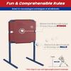 Garbuildman Baseball Strike Zone Target for Plastic Balls, Portable Metal Frame Pitching & Hitting Training Tool for Outdoor, 20 24Target, Freestanding view 4
