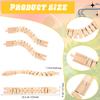 4 Pack Wooden Train Track Wood Train Track Expansion Packs Wooden Train Track Accessories Compatible with Major Train Railway Set view 2