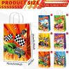12PCS Hot Car Happy Birthday Party Favor Bags Wheels Car Party Supplies Race Car Party Treat Bags Hot Car Happy Birthday Game Party Gift Goodie Bags for Baby Shower Hot Car Wild Racer Party Favors view 2