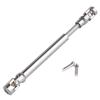 2pcs Hobbyfire 1/10 RC Crawler Drive Shafts Stainless Steel Universal Joint Driveshaft for Axial SCX10 II III Traxxas TRX4 Redcat Gen8 Gen7 Element Upgrades Parts(127-193mm) view 3