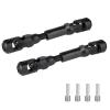 2pcs Hobbyfire 1/10 RC Crawler Drive Shafts Steel Universal Joint Driveshaft Heavy Duty for Axial SCX10 II III TRX4 Redcat Gen8 Gen7 Element Upgrades Parts(84-110mm) view 1