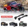 2pcs Hobbyfire 1/10 RC Crawler Drive Shafts Steel Universal Joint Driveshaft Heavy Duty for Axial SCX10 II III TRX4 Redcat Gen8 Gen7 Element Upgrades Parts(84-110mm) view 3