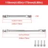 2pcs Hobbyfire 1/10 RC Crawler Drive Shafts Stainless Steel Universal Joint Driveshaft for Axial SCX10 II III Traxxas TRX4 Redcat Gen8 Gen7 Element Upgrades Parts(118-175mm) view 2