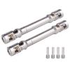 2pcs Hobbyfire 1/10 RC Crawler Drive Shafts Stainless Steel Universal Joint Driveshaft for Axial SCX10 II III Traxxas TRX4 Redcat Gen8 Gen7 Element Upgrades Parts(92-122mm) view 1