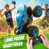 BEZGAR Monster Truck Toys - Remote Control Monster Truck with Light & Music, Dinosaur Toys for Kids, 1:20 Scale RC Truck with 360 Spins and Drifting, Remote Control Car for Boys (Blue) view 4