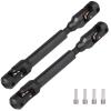 2pcs Hobbyfire 1/10 RC Crawler Drive Shafts Steel Universal Joint Driveshaft Heavy Duty for Axial SCX10 II III TRX4 Redcat Gen8 Gen7 Element Upgrades Parts(104-148mm) view 1