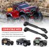 2pcs Hobbyfire 1/10 RC Crawler Drive Shafts Steel Universal Joint Driveshaft Heavy Duty for Axial SCX10 II III TRX4 Redcat Gen8 Gen7 Element Upgrades Parts(104-148mm) view 4