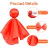 DONGKER Football Referee Gear Set,Referee Bean Bag Set with Football Penalty Flags & Stainless Steel Whistle for Football Party Soccer Referee Sports Events view 2