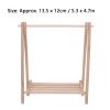 1:12 Dollhouse Clothes Rack, Fashionable Birch Wooden Miniature Garment Stand for Display, Photography Prop, Dollhouse Accessories view 2